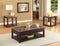 Dusty Coffee Table w/Lift Top, Faux Marble & Espresso